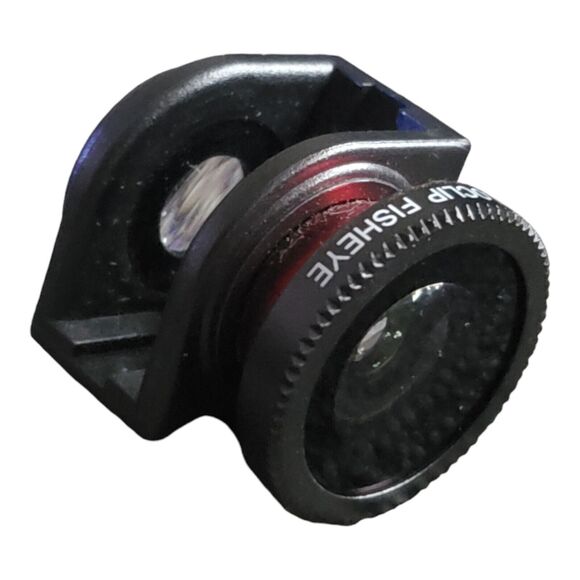 Olloclip Lens Fisheye Wide Macro Slim Phone Fit Black Red w Storage Bag Travel - Picture 4 of 8